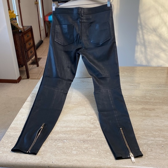 Authentic Givenchy Genuine Leather & Suede pants, Excellent Condition. - Picture 3 of 13